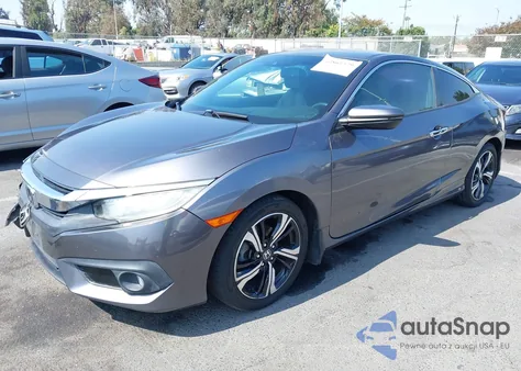 2016 Honda Civic Touring z USA, uszkodzony, nr VIN 2HGFC3B9XGH359765
